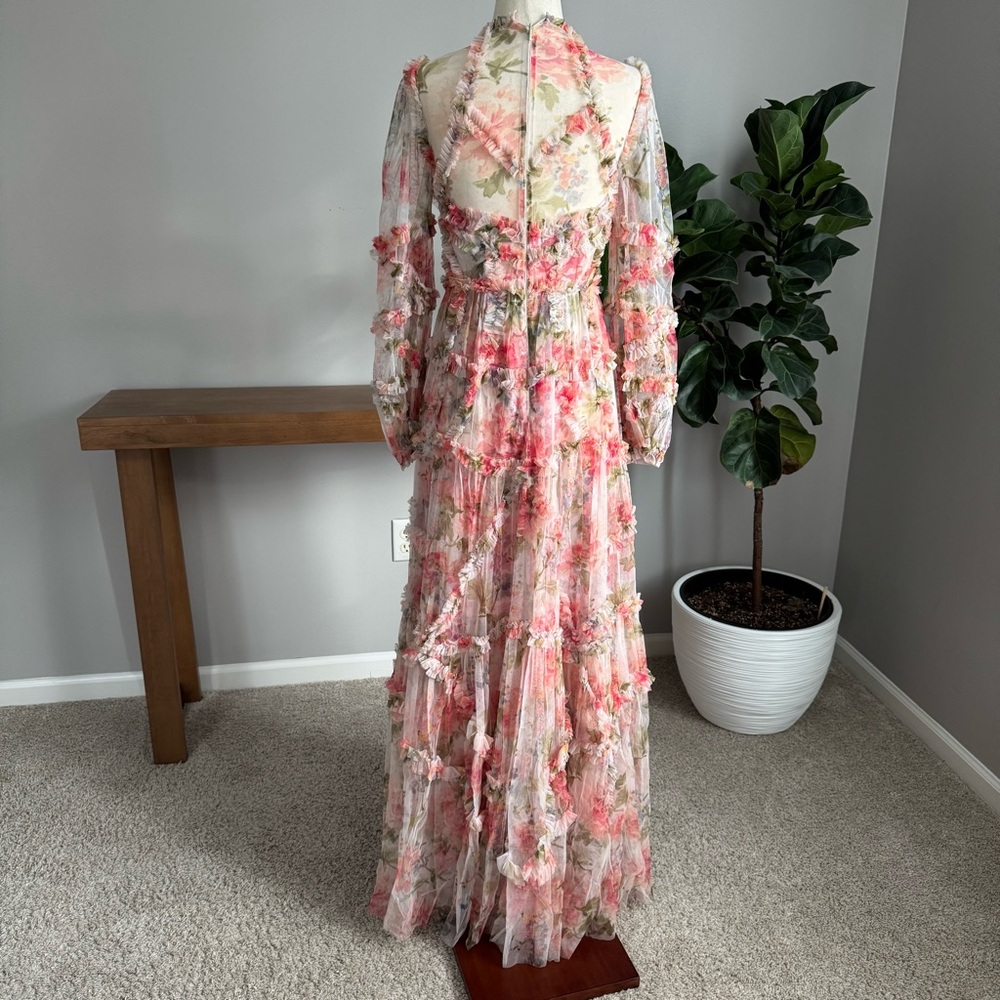 Summer Song Diamond Ruffle Gown Needle & Thread - Picture 7 of 9